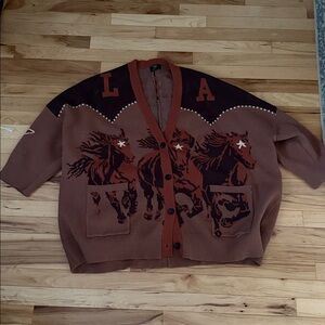 Dressed in LaLa Untamed Wild Mustang Cardigan